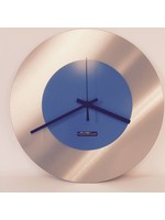 Klokkendiscounter BeoXL - Wanduhr Edelstahl Blue Lagoon Modernes Design