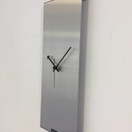 Klokkendiscounter Design - Wandklok RVS Sidney silver
