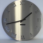 Klokkendiscounter Design - Wall clock stainless steel King Kong