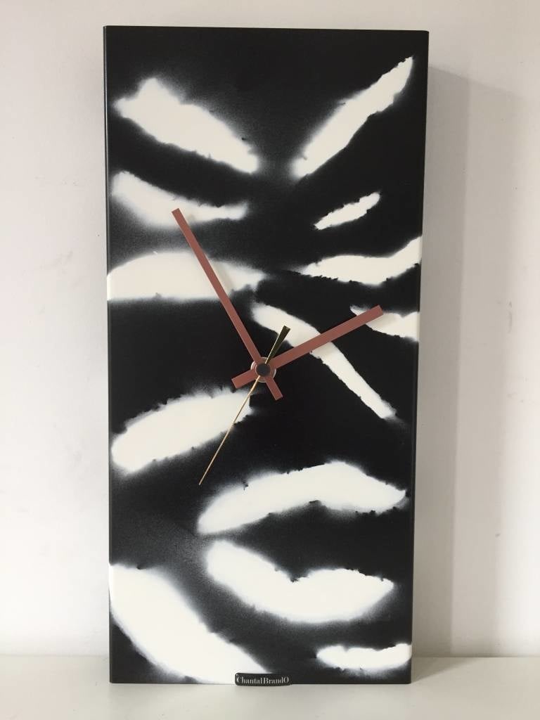 Klokkendiscounter Design - Wanduhr Zebra Design