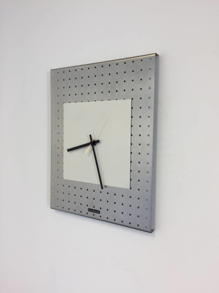 Klokkendiscounter Design - Wall clock stainless steel Maastricht Design