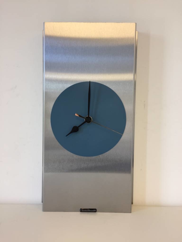 Klokkendiscounter Design - Wall clock stainless steel Montpellier Design