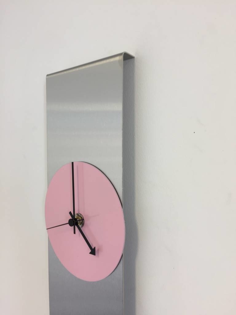Klokkendiscounter Design - Wandklok Pink Eye