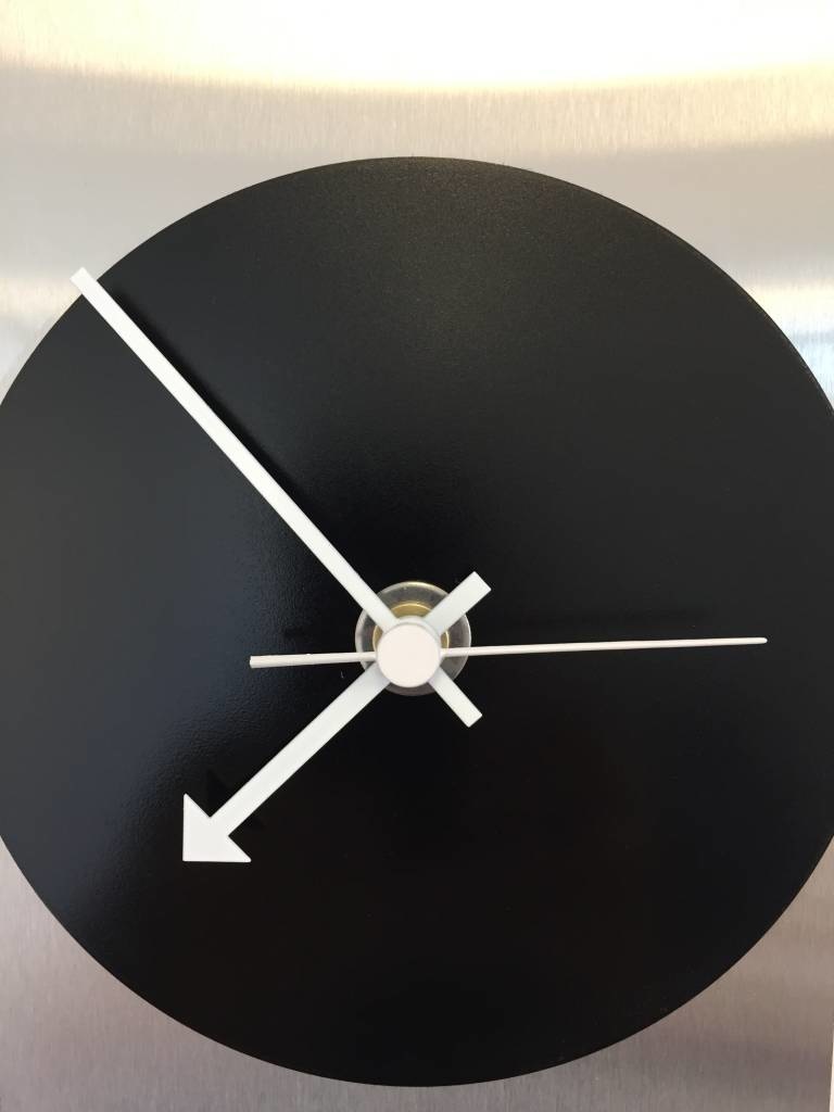 Klokkendiscounter Design - Wanduhr Black Circle