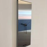 Klokkendiscounter Design - Wandklok Ice Blue Square