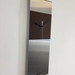 Klokkendiscounter Design - Wandklok Cassiopee Brown Square