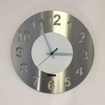 Klokkendiscounter Design - Wall clock Junte White & Blue