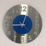 Klokkendiscounter Design - Wall clock Junte Blue & White