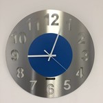 Klokkendiscounter Design - Wanduhr Junte BLUE & WHITE