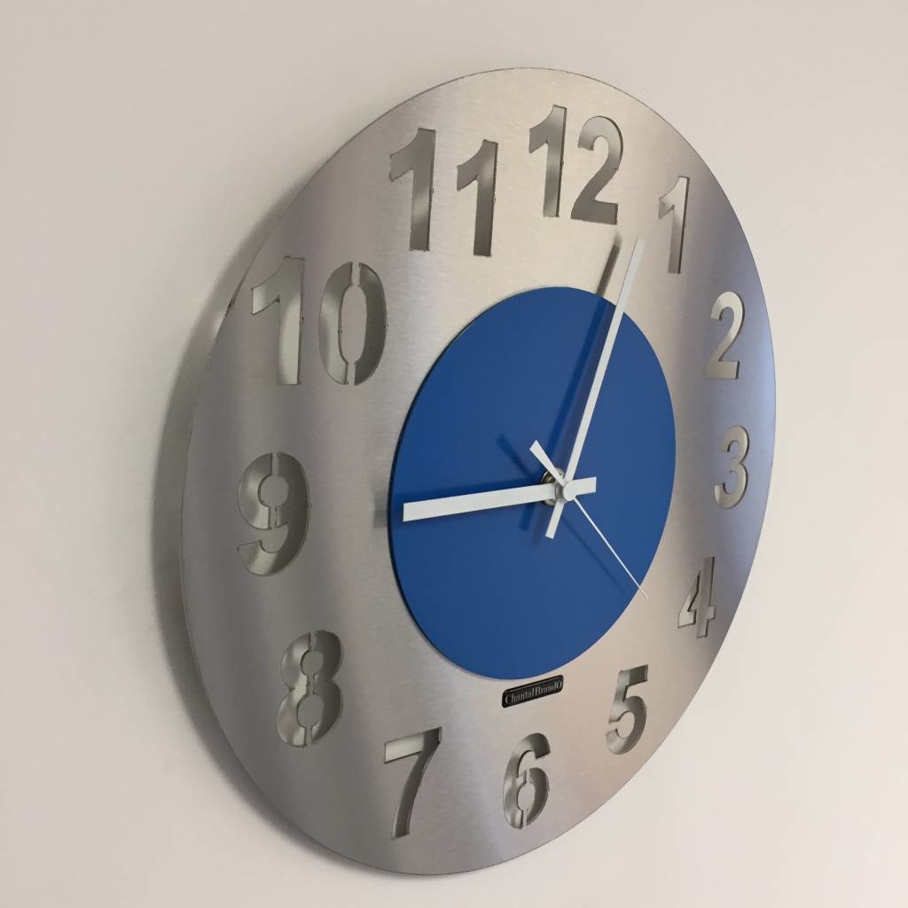 Klokkendiscounter Design - Wall clock Junte Blue & White