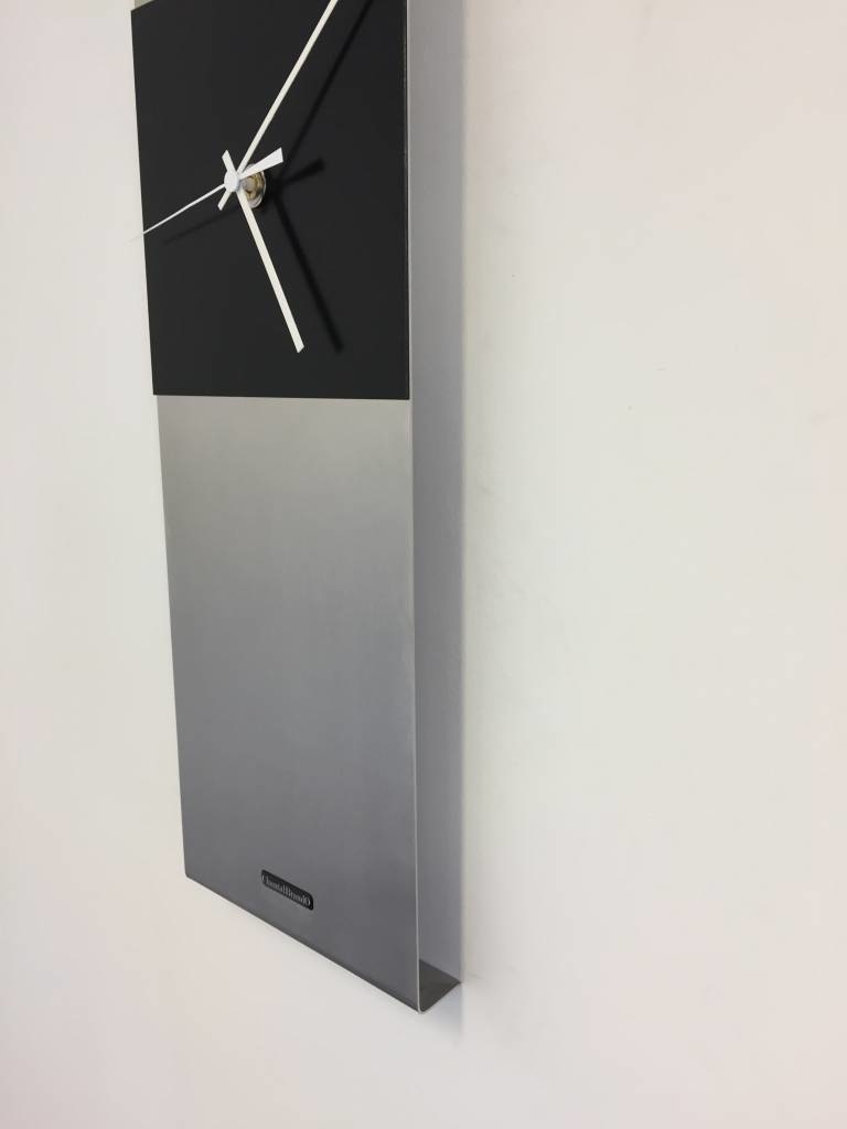 Klokkendiscounter Design - Wandklok Cassiopee Black Square XL