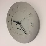 Klokkendiscounter Design - Wall clock Industrial Revolution Silver