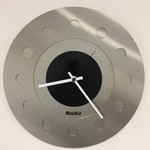 Klokkendiscounter Design - Wall clock Industrial Revolution Black