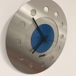 Klokkendiscounter Design - Wall clock Industrial Revolution Blue Hammer