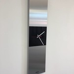 Klokkendiscounter Design - Wall clock Heart of the Sunrise Black & Red Pointer