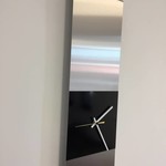 Klokkendiscounter Design - Wall clock Heart of the Sunrise Black & Gold Pointer