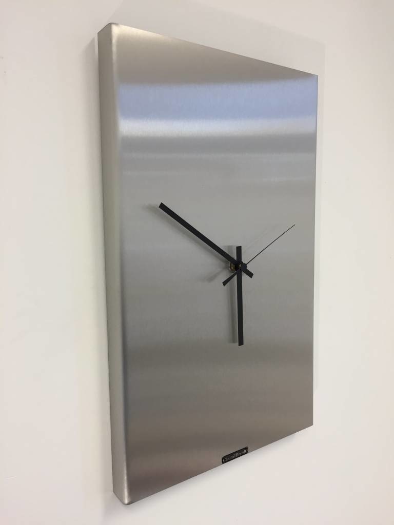 Klokkendiscounter Design - Wall clock Oslo Silver