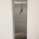 Klokkendiscounter Design - wall clock Himalaya Silver Sky