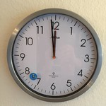 Atlanta Design - Stationsklok zilver