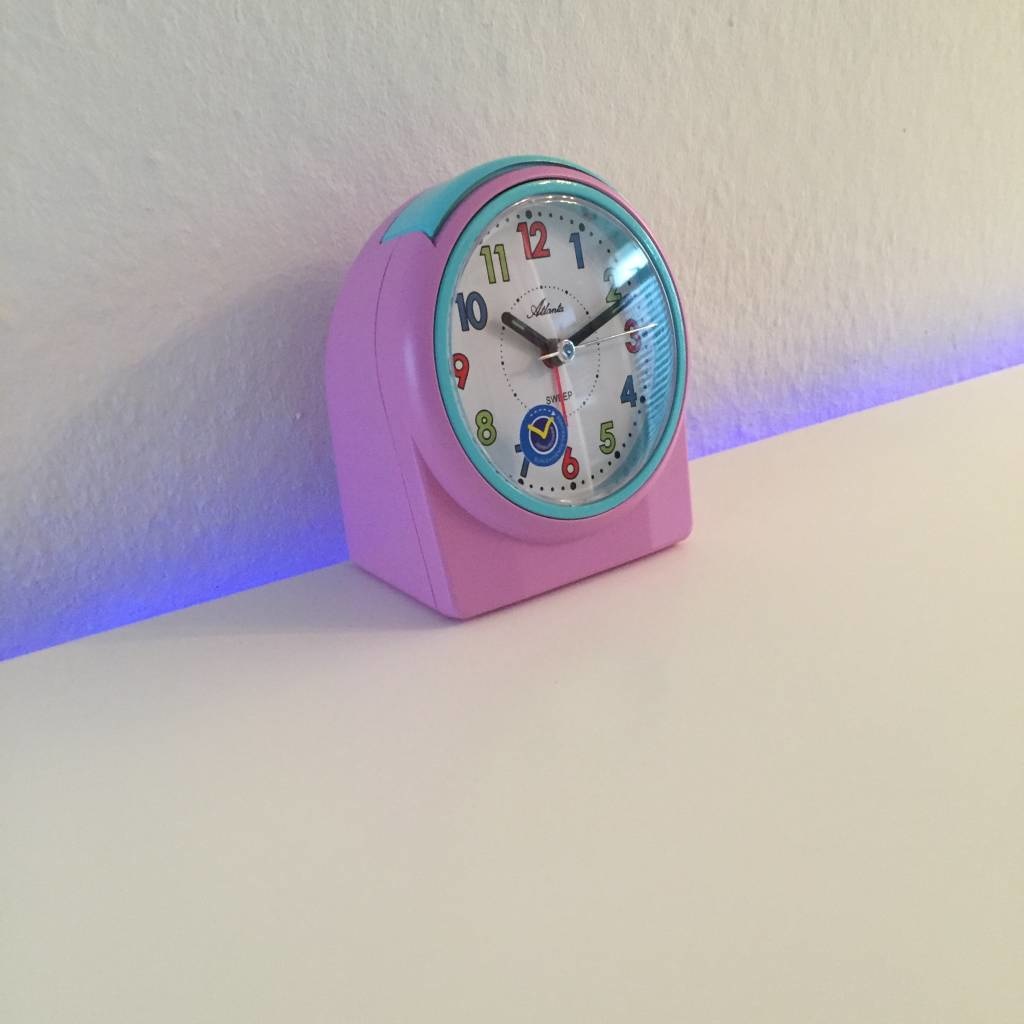 Atlanta Design - Children's alarm clock in Pink