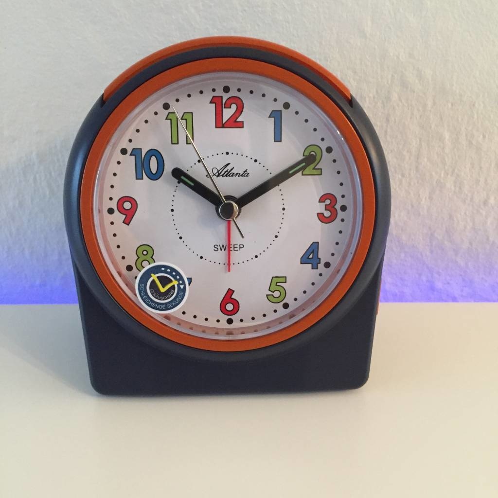 Atlanta Design - Children's alarm clock in blue