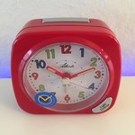 Atlanta Design - Kinderwekker mini formaat rood