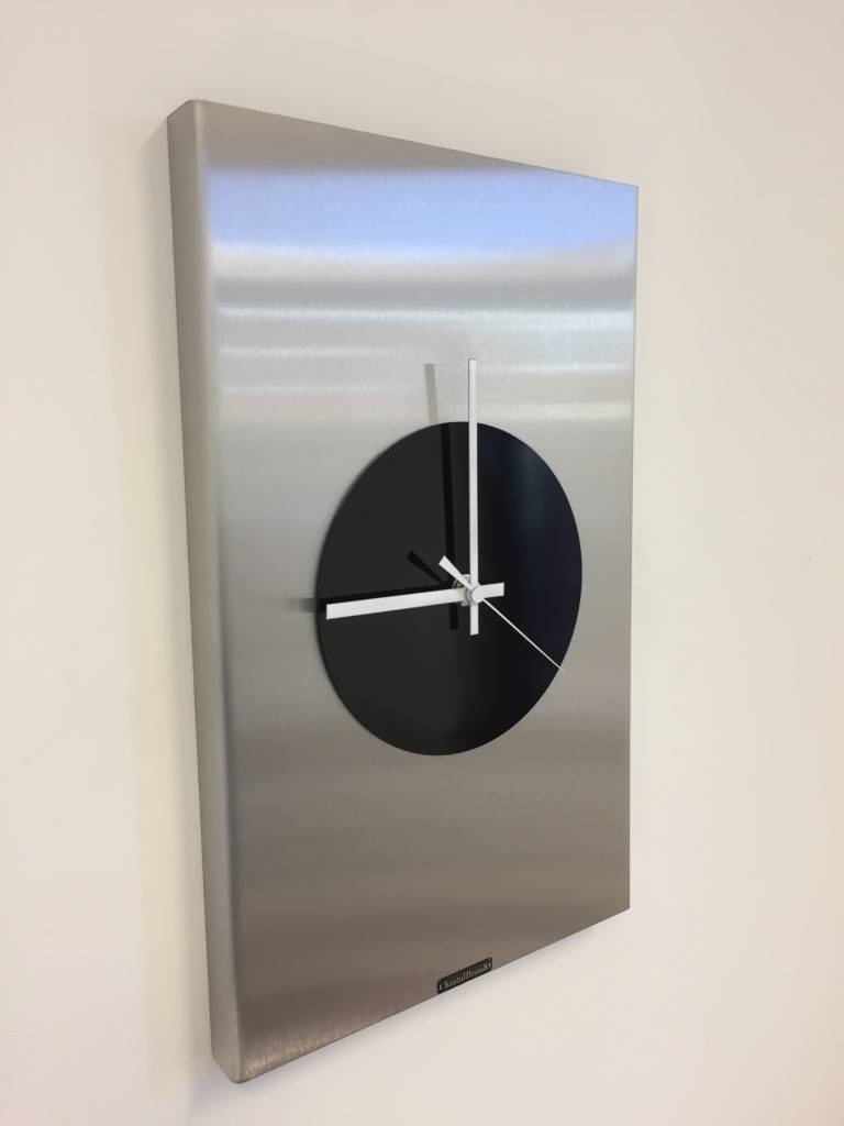 Klokkendiscounter Design - Wanduhr Oslo Black Forrest