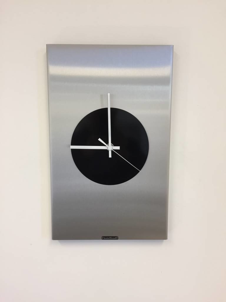 Klokkendiscounter Design - Wall clock Oslo Black Forrest