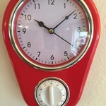 NiceTime Design - Retro Kitchen Clock With Timer