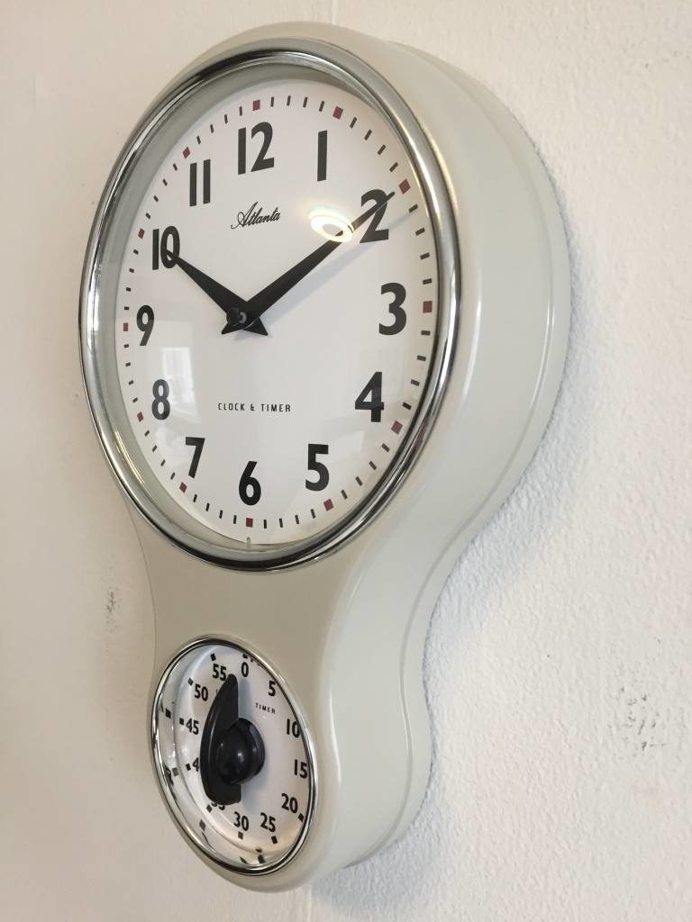 Atlanta Design - Keukenklok met timer