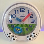 Atlanta Design - Children's alarm clock with football white