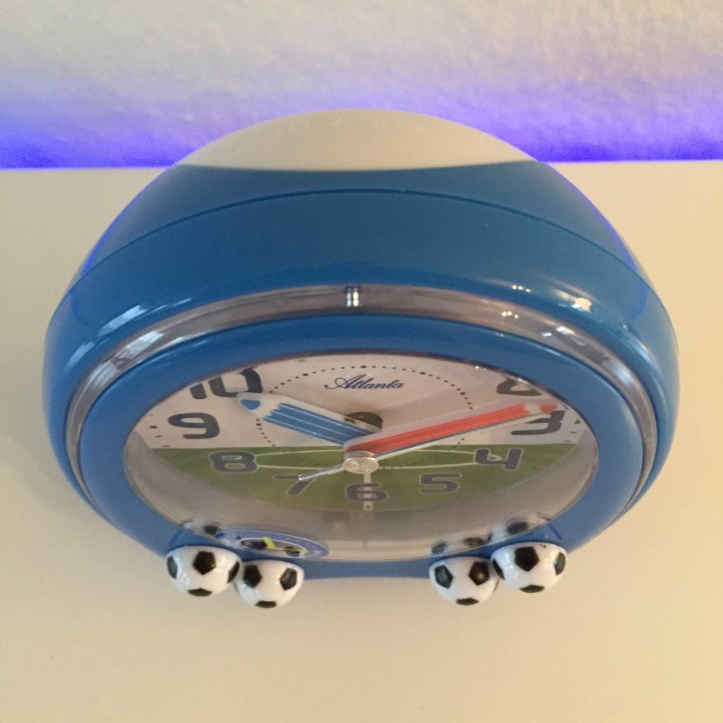 Atlanta Design - Children's alarm clock with playing football