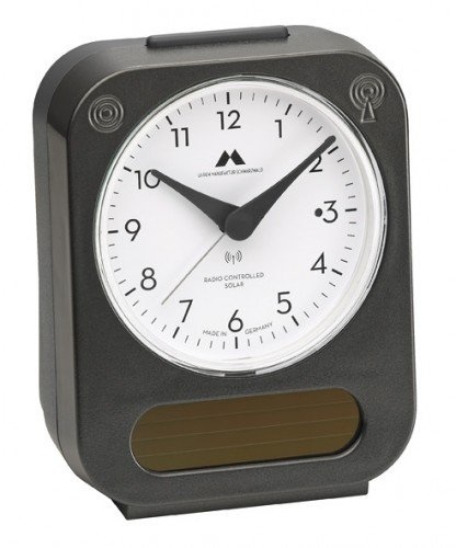 NiceTime Design - alarm clock solar time signal anthracite gray