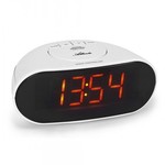 Atlanta Design - LED alarm clock 220V white