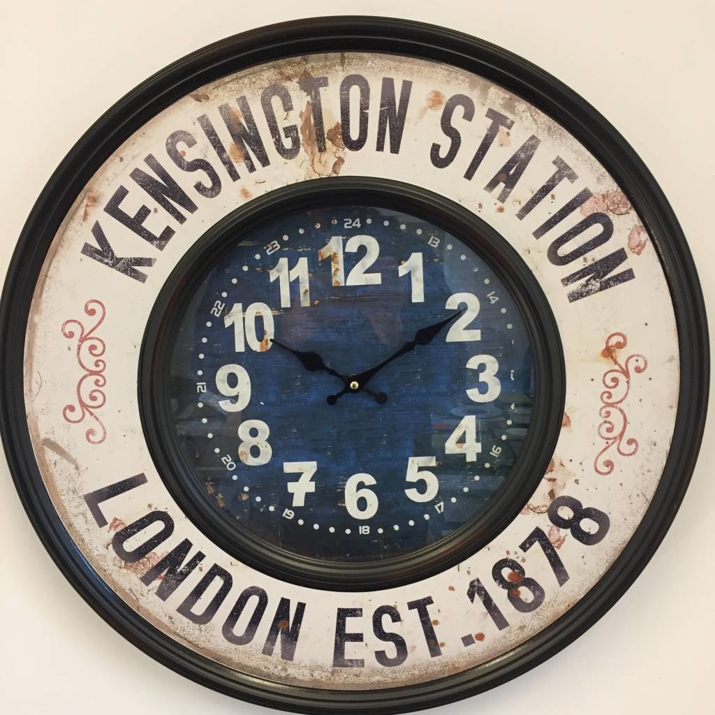 NiceTime Design - Wanduhr Kensington Station 1878