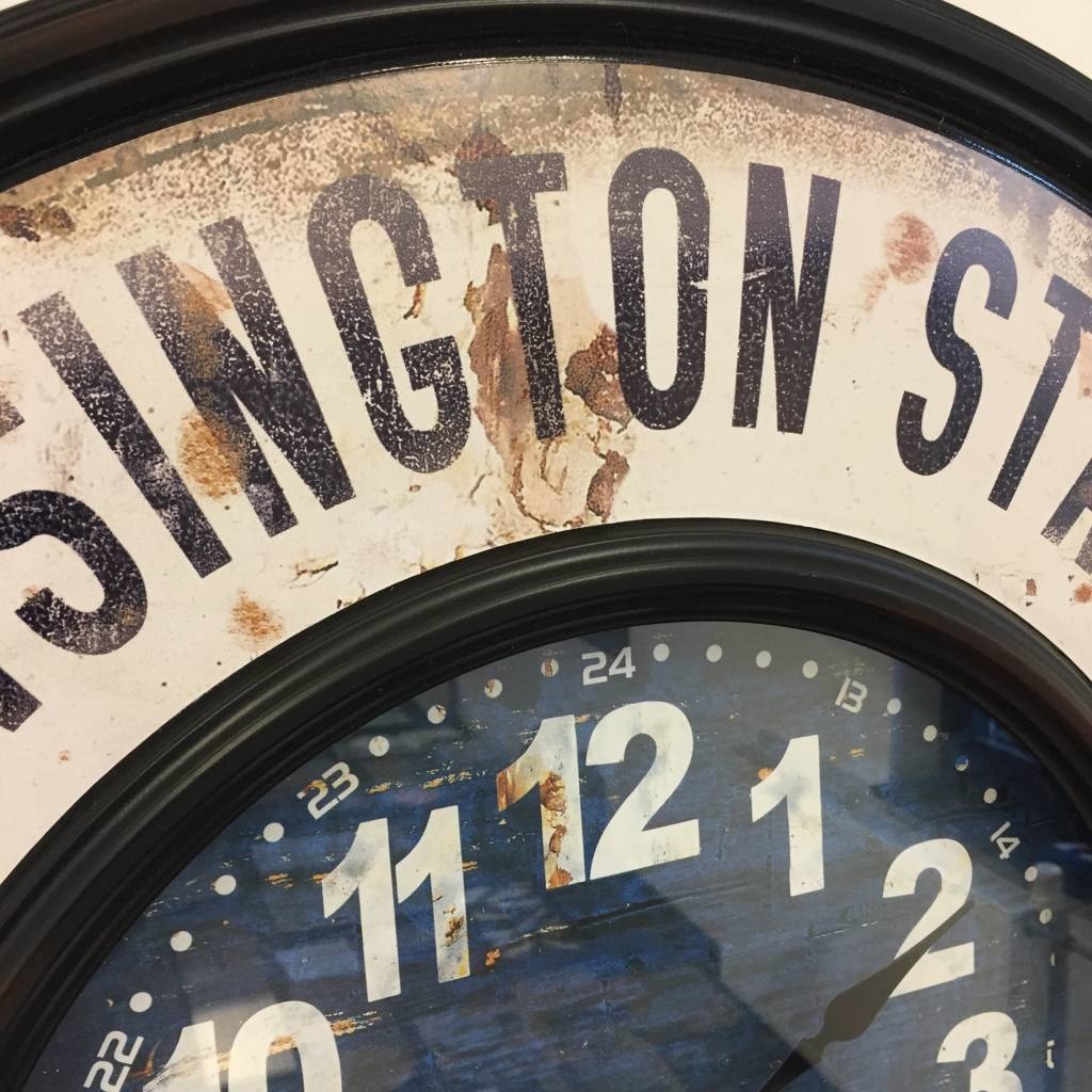 NiceTime Design - Wanduhr Kensington Station 1878