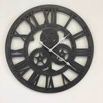 NiceTime Design - Wanduhr Industrieblackwood