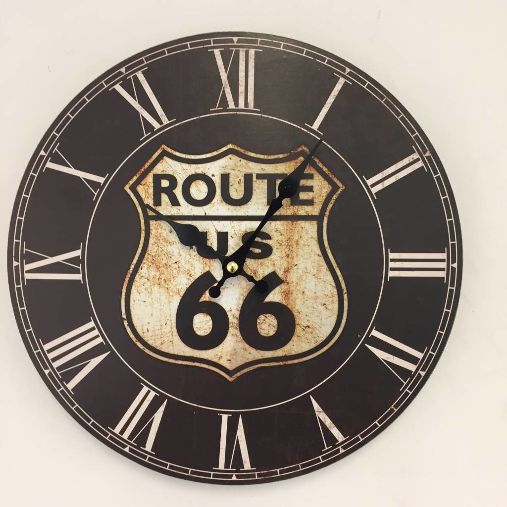 NiceTime Design - Wandklok USA Route 66