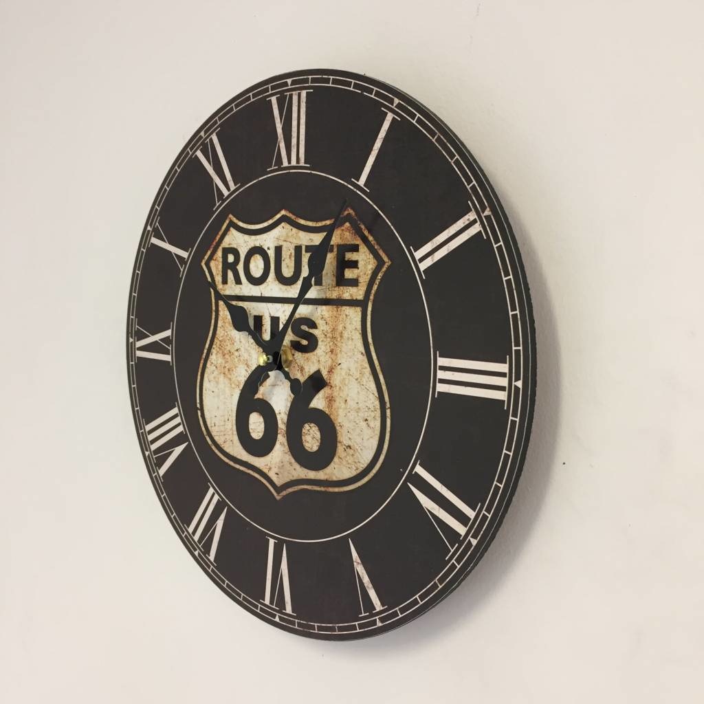 NiceTime Design - Wandklok USA Route 66