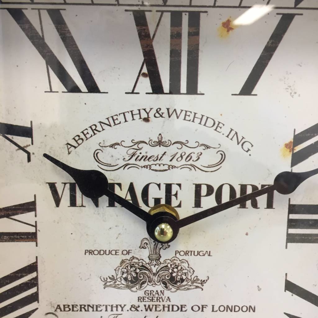 NiceTime Design - Tischuhr Vintage PORT LONDON