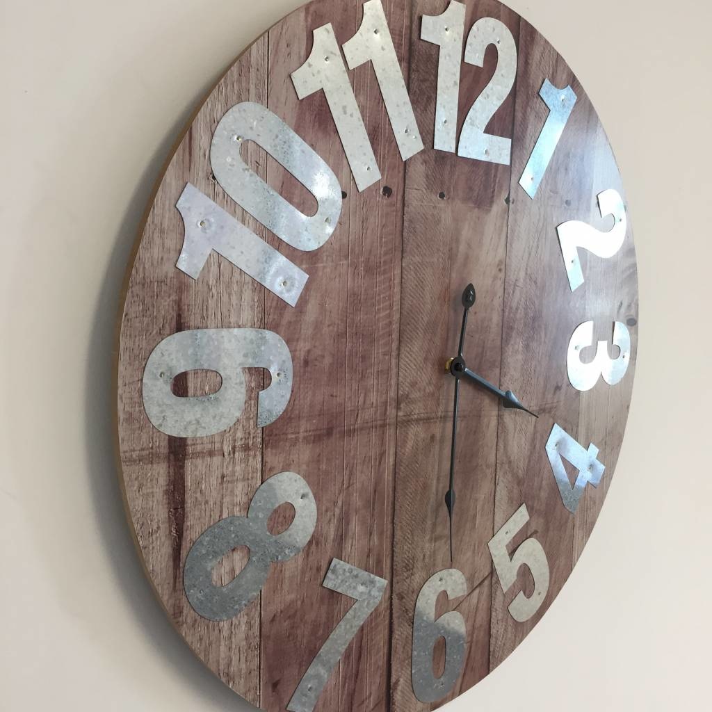 NiceTime Design - Wood & Metal wall clock