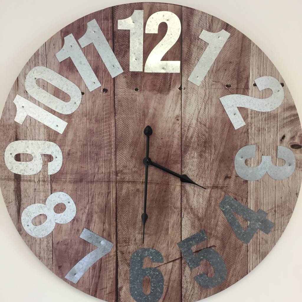 NiceTime Design - Wood & Metal wall clock