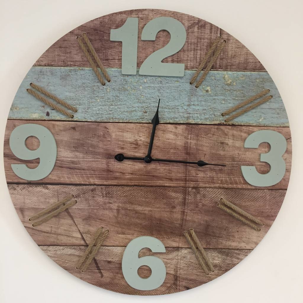 NiceTime Design - Wood & Rope wall clock