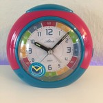 Atlanta Design - Kinderwekker blauw met rood