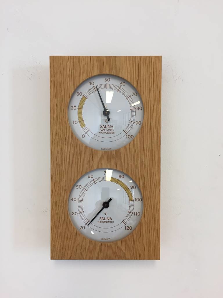 NiceTime Design - Sauna Thermo- Hygrometer, 130 x 242mm