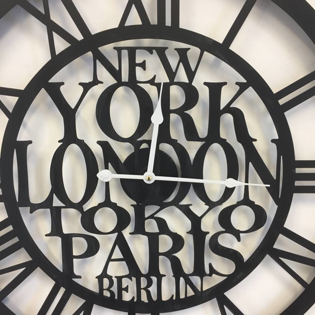 NiceTime Design - Wall clock Cities of the World