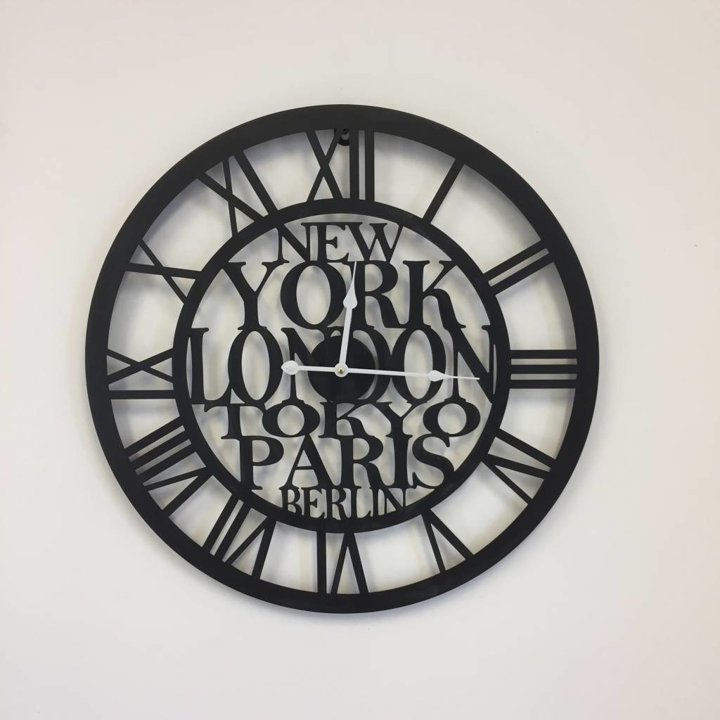 NiceTime Design - Wall clock Cities of the World