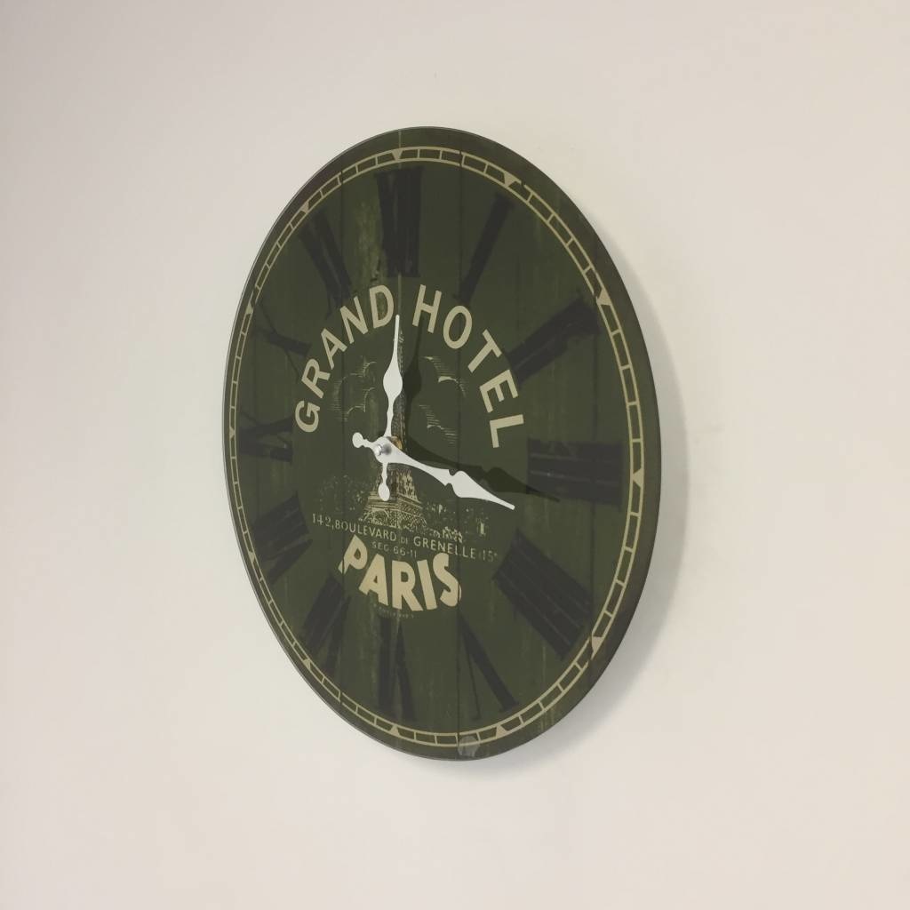 NiceTime Design - Wall clock Grand Hotel Paris