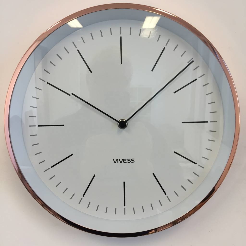 NiceTime Design - Wall clock Vivess Modern Style White