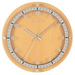 Atlanta Design - Wall clock with solid wood edge Modern Design